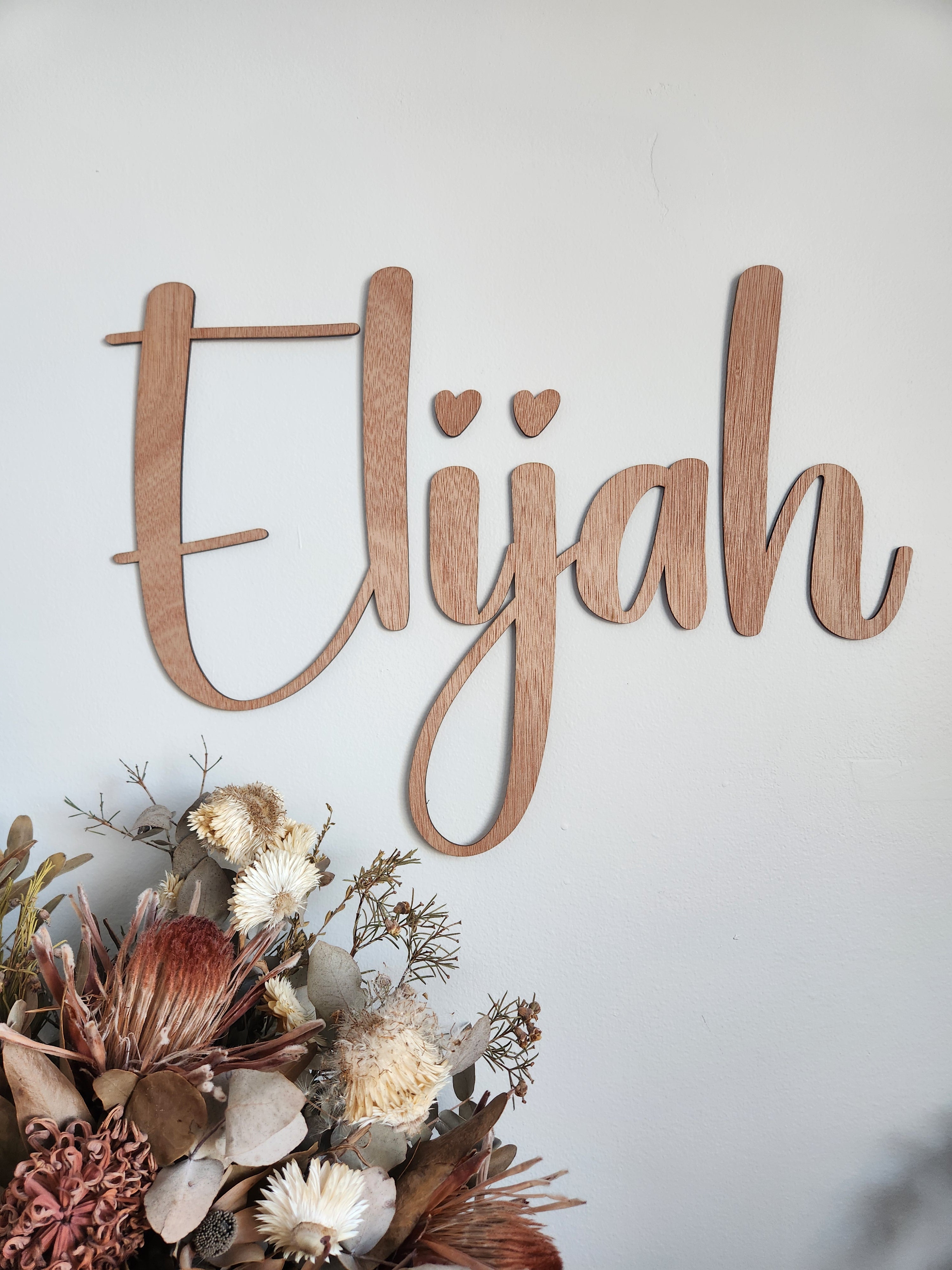 Personalised Name Signs Australia | Custom Wooden Name Signs – Kai & I ...