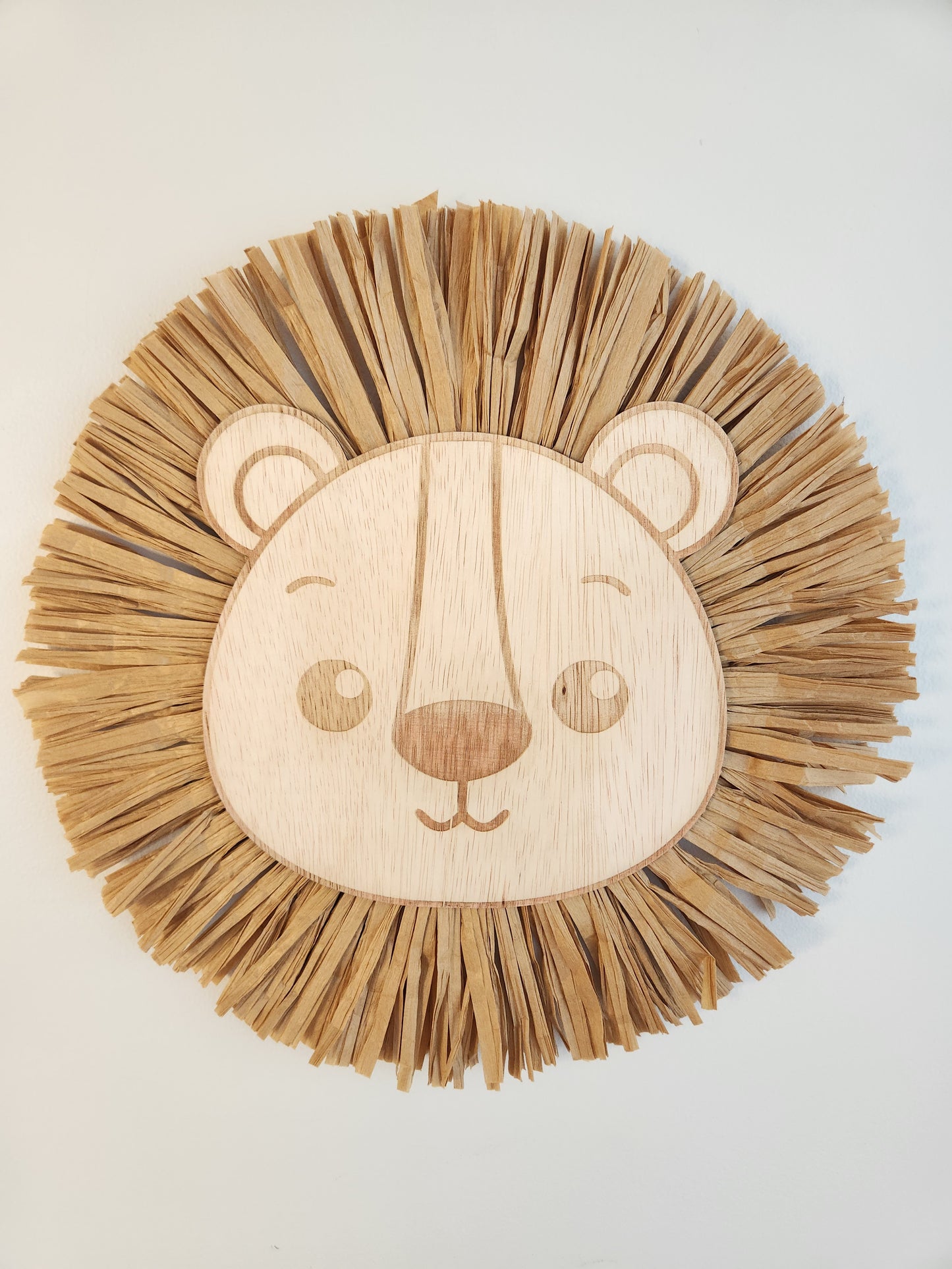 Raffia Lion head