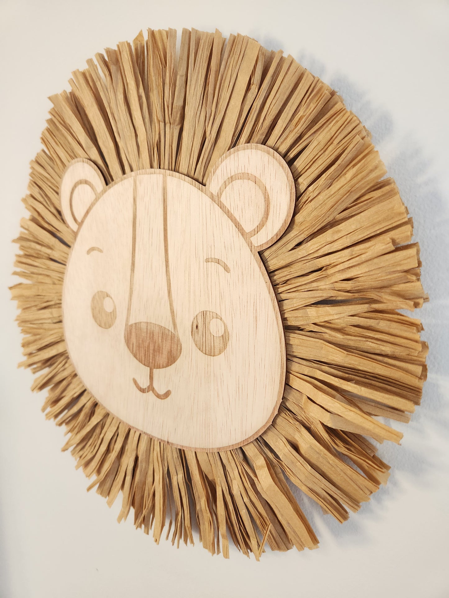 Raffia Lion head